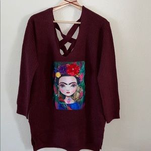 Frida Kahlo sweater